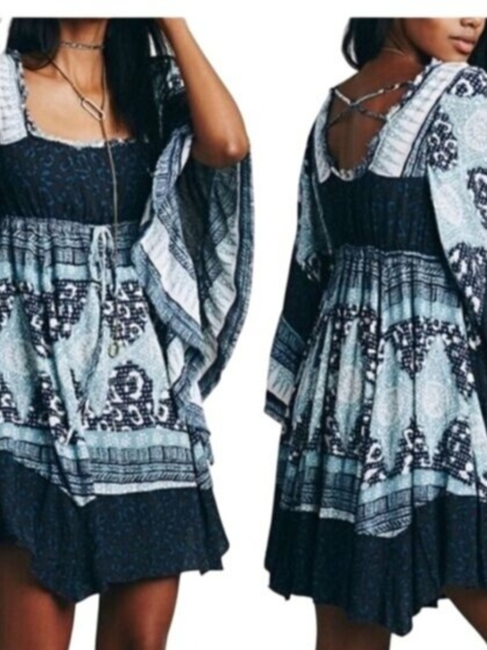 Free People "Heart of Gold" Mini Dress